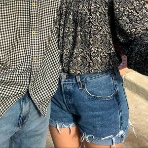 Levi’s vintage 501 denim shorts